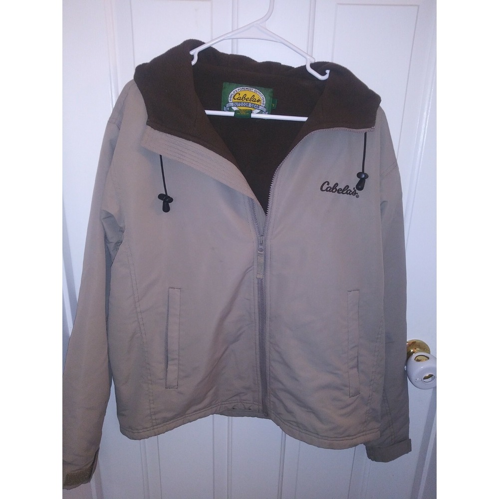 CABELA'S OUT DOOR GEAR MENS MEDIUM POLYESTER SHELL,POLYESTER LINING